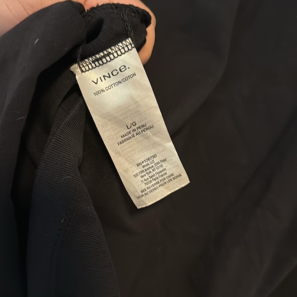 NWOT! Vince Black T shirt Dress - Picture 7 of 8